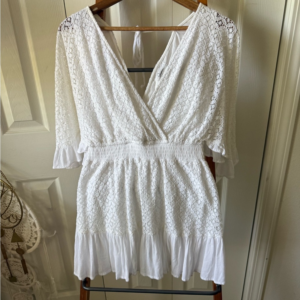 Elegant White Lace Jumpsuit